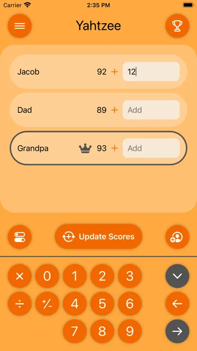 TallyUp - Simple Scorecard Screenshots