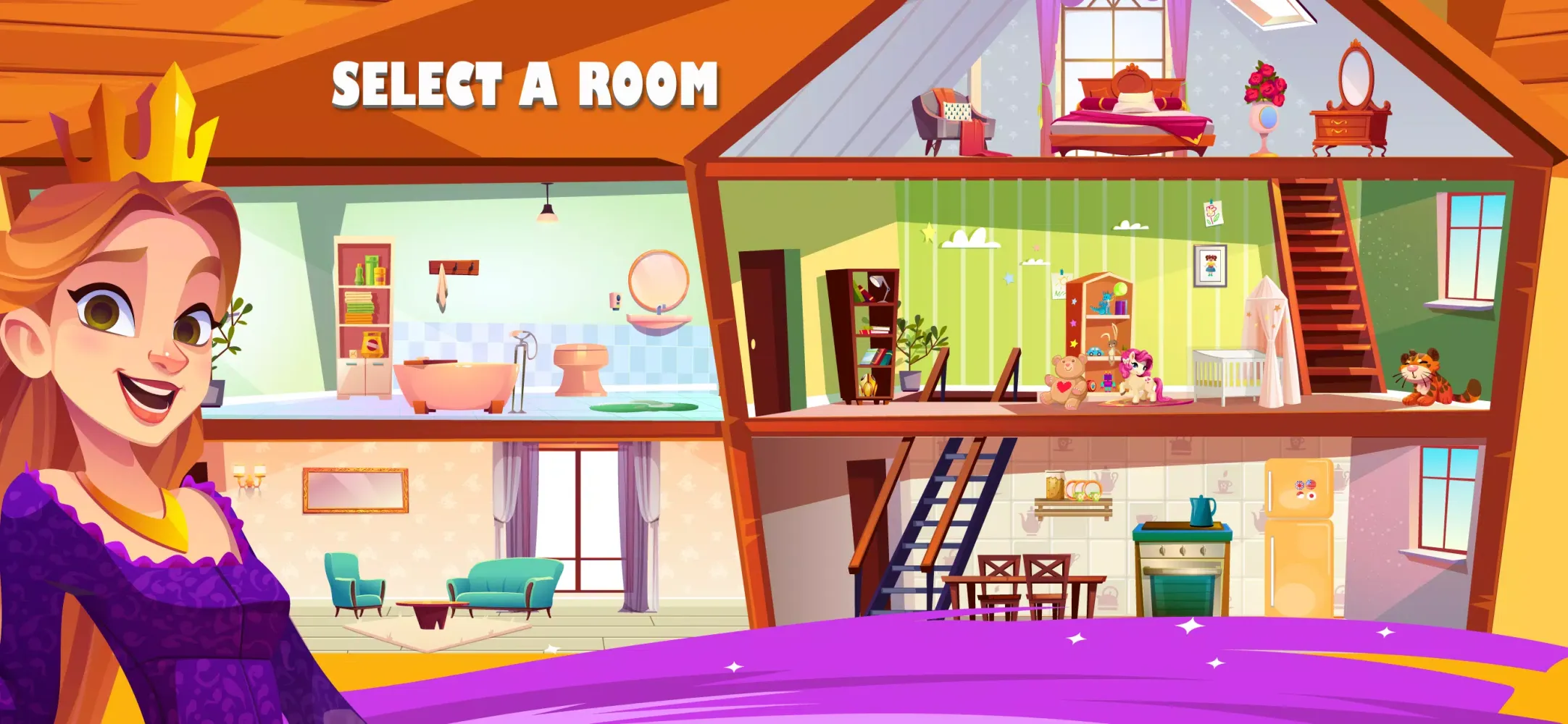 Decorate Design Princess House应用截图