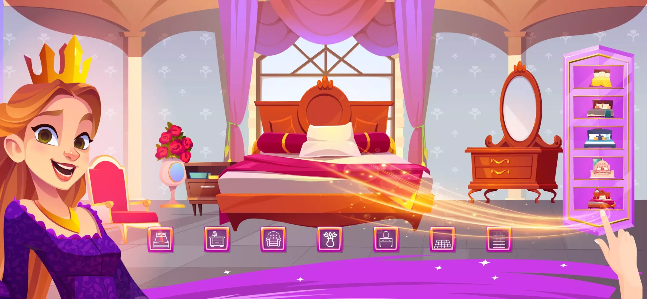 Decorate Design Princess House应用截图