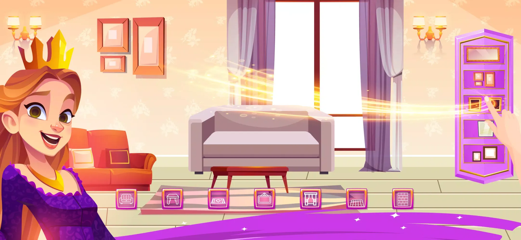 Decorate Design Princess House应用截图