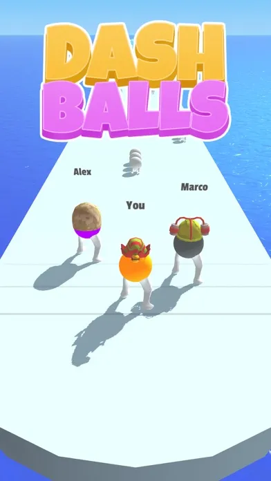 Capturas de tela do DASH BALLS