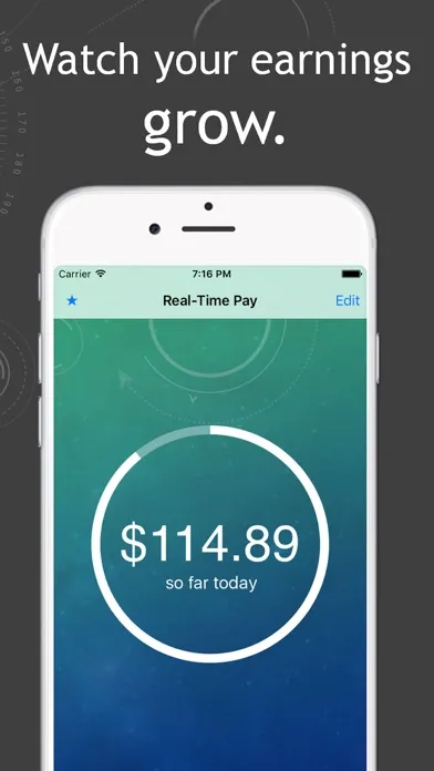 Real-Time Pay – watch your earnings grow Ekran Görüntüleri