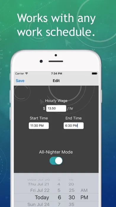 Real-Time Pay – watch your earnings grow Ekran Görüntüleri