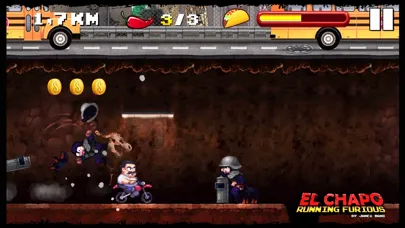 ภาพหน้าจอของ El Chapo - Running Furious !