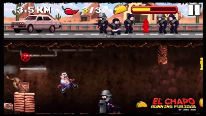 ภาพหน้าจอของ El Chapo - Running Furious !
