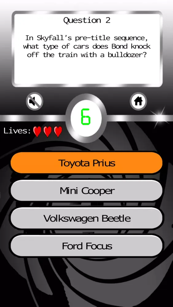 James Bond: Ultimate Fan Quiz Screenshots