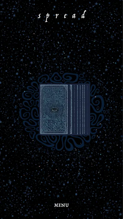 Tangkapan skrin Pocket Visions Tarot