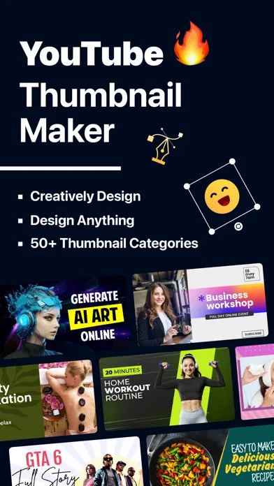Capturas de pantalla de Thumbnail Maker | Channel Art