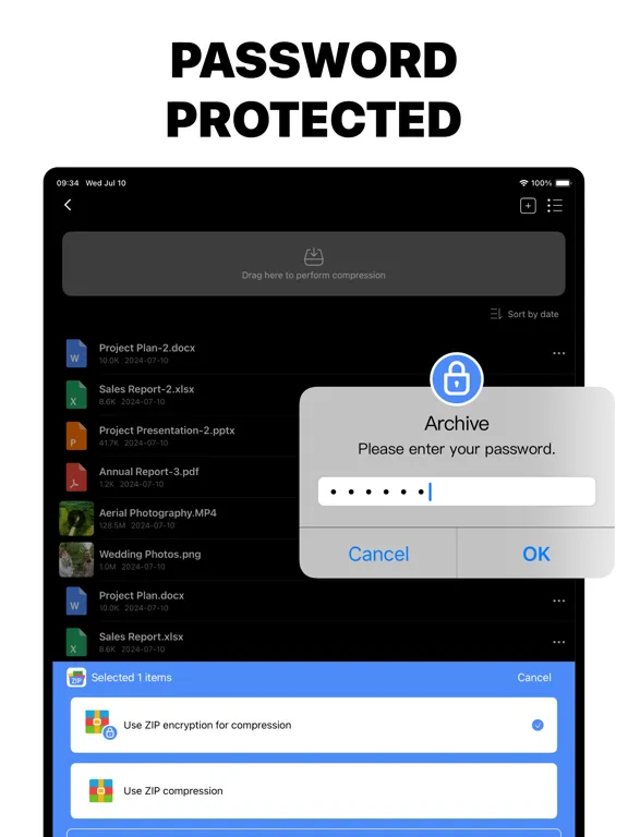 Capturas de pantalla de RAR Zip: Unzip File Manager iPad 