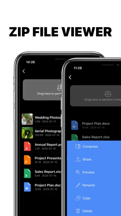 Capturas de pantalla de RAR Zip: Unzip File Manager
