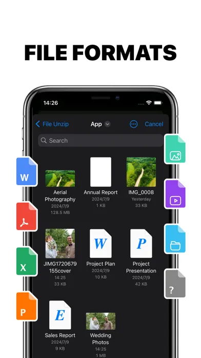 Capturas de pantalla de RAR Zip: Unzip File Manager
