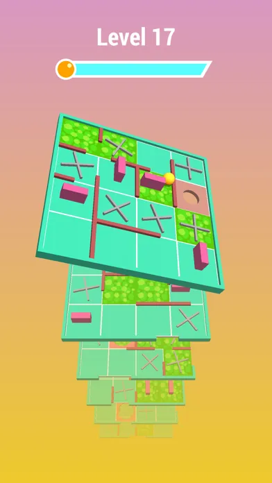 Capturas de tela do Fall 3D - Tilt Maze Puzzle