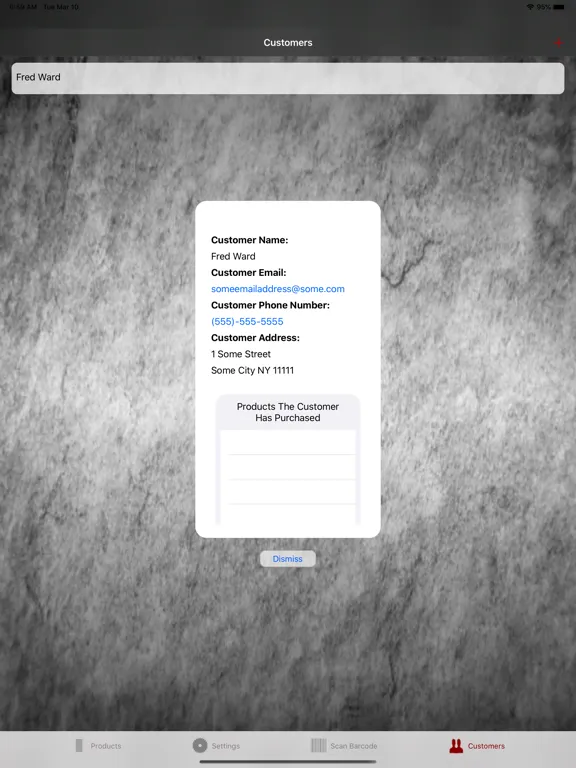 Ảnh chụp màn hình của Direct Sales Inventory Manager iPad 