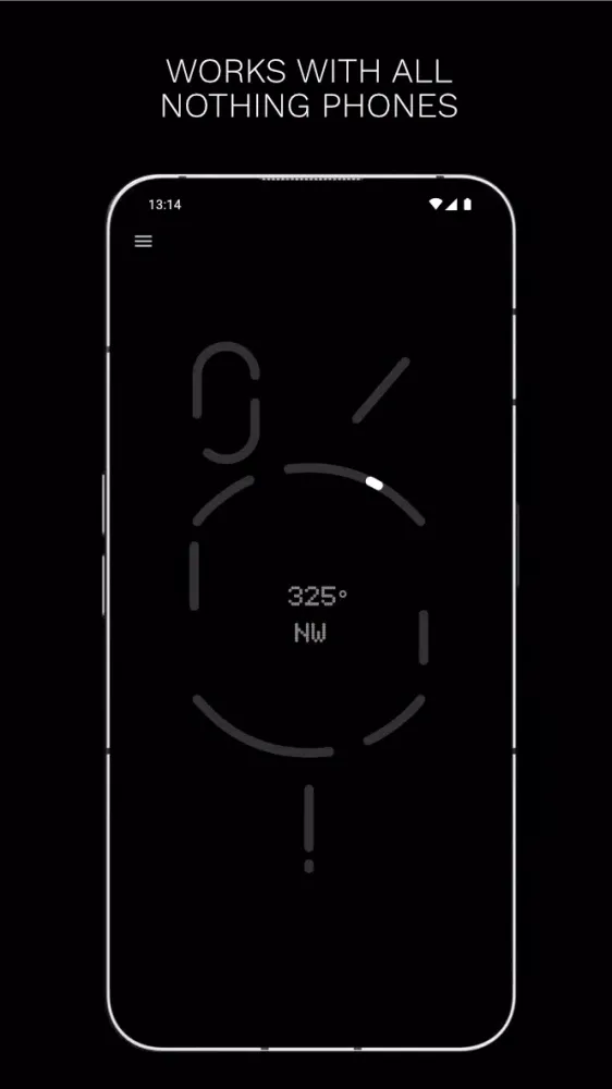 Capturas de tela do Glyph Compass