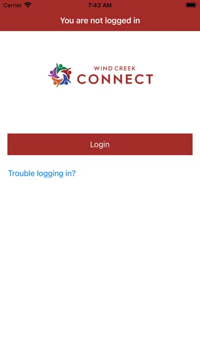 ภาพหน้าจอของ Wind Creek Connect App