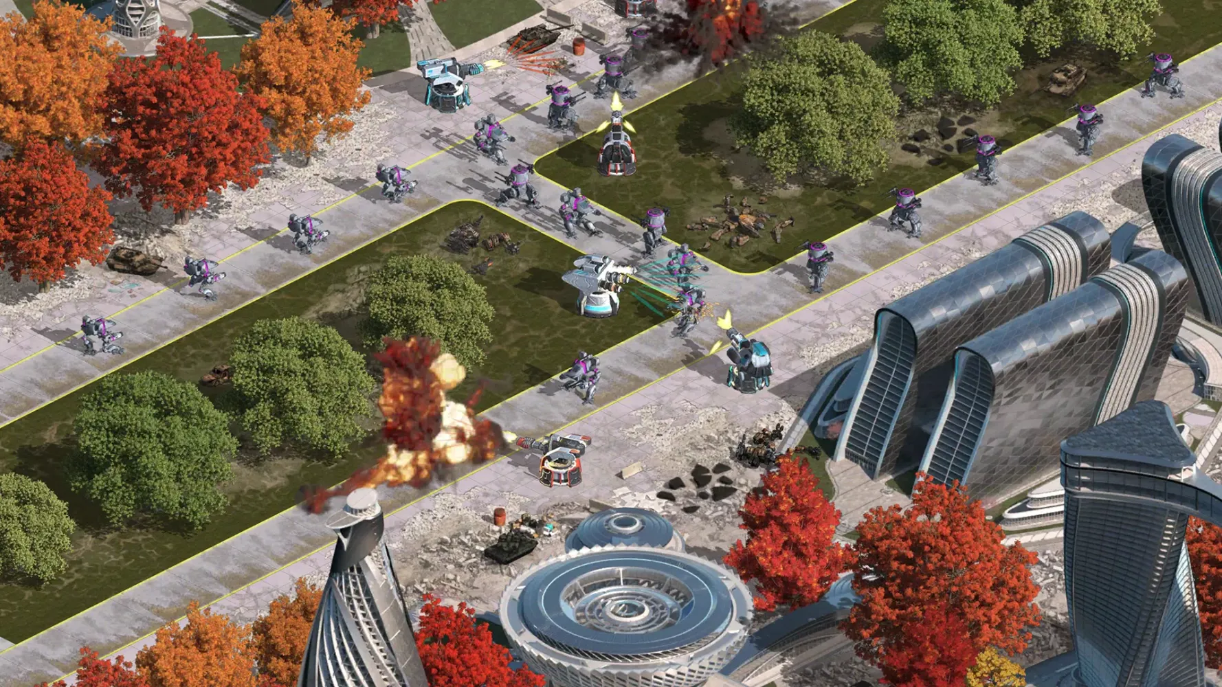 Capturas de tela do Rush War TD - Tower Defense