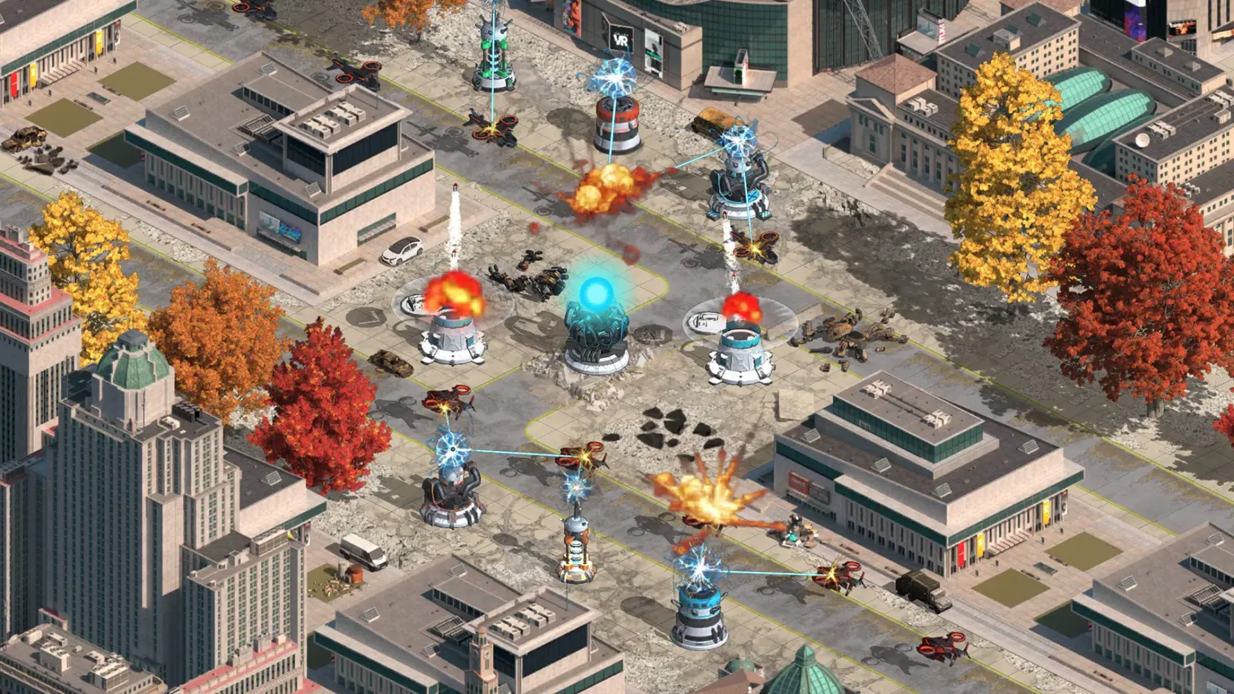 Capturas de tela do Rush War TD - Tower Defense