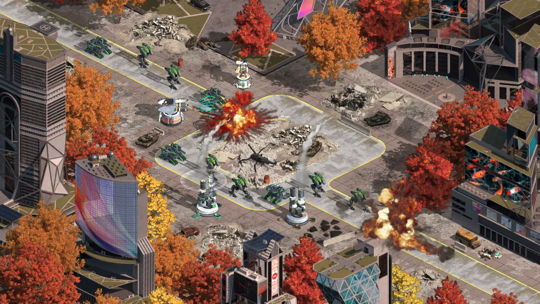 Capturas de tela do Rush War TD - Tower Defense
