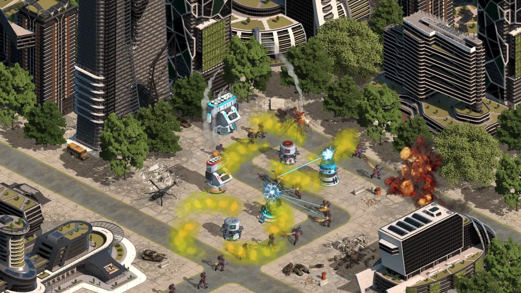 Capturas de tela do Rush War TD - Tower Defense