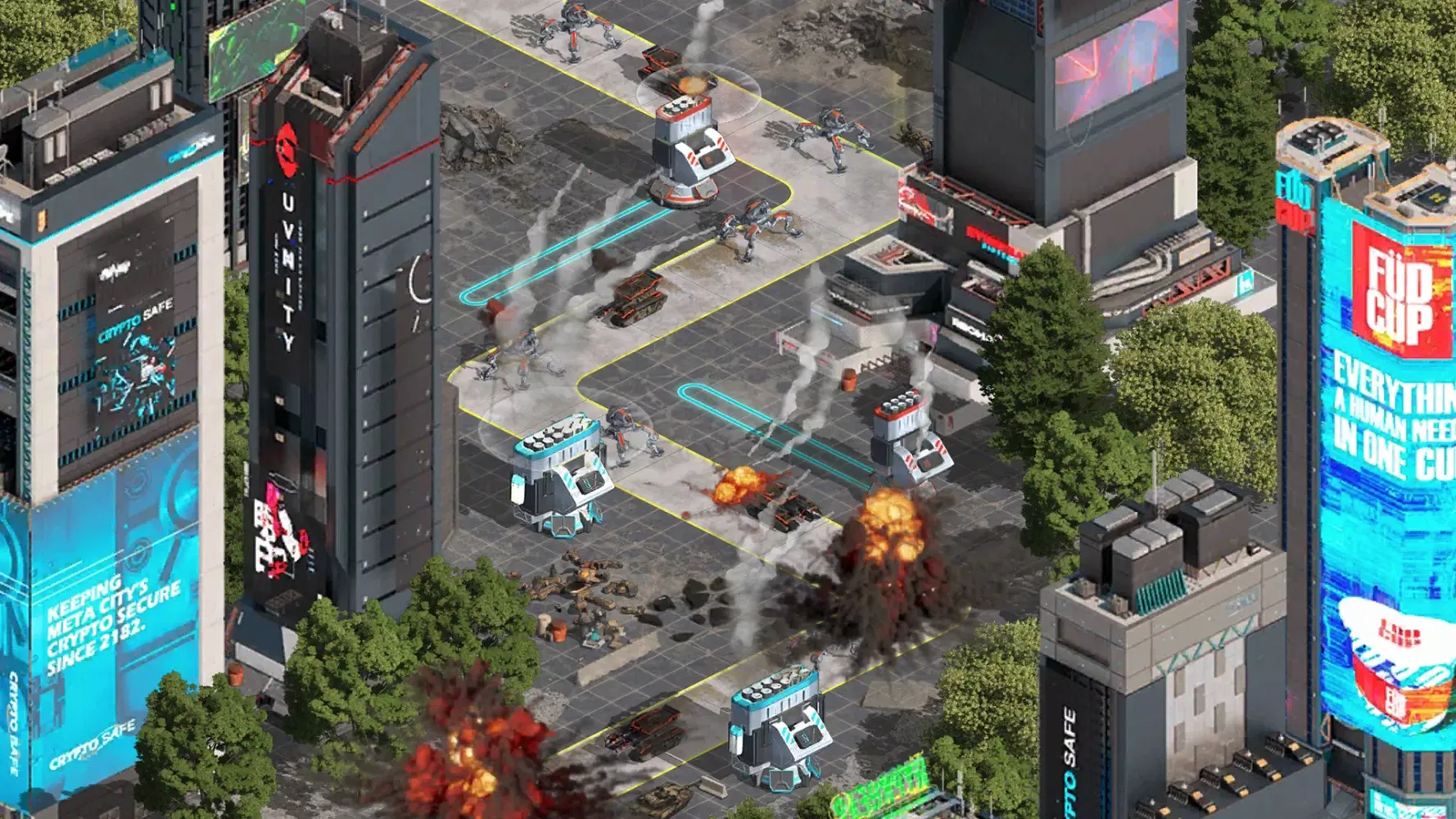Capturas de tela do Rush War TD - Tower Defense