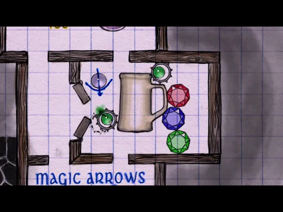 Graph Paper Dungeon iPad  স্ক্রিনশট
