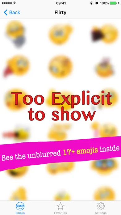 Capturas de tela do Adult Emojis Icons Pro - Naughty Emoji Faces Stickers Keyboard Emoticons for Texting
