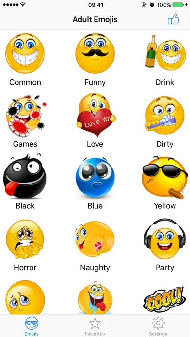 Capturas de tela do Adult Emojis Icons Pro - Naughty Emoji Faces Stickers Keyboard Emoticons for Texting