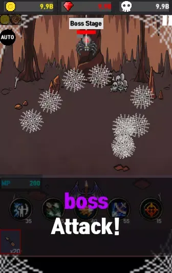 Tangkapan layar Grow final weapon bow