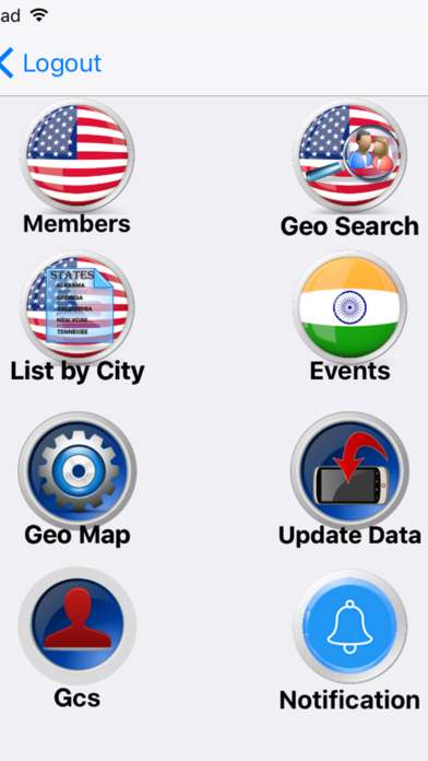 Tangkapan layar GCS Directory