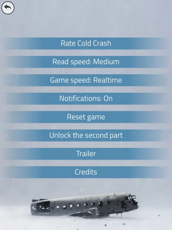 Cold Crash iPad 应用截图