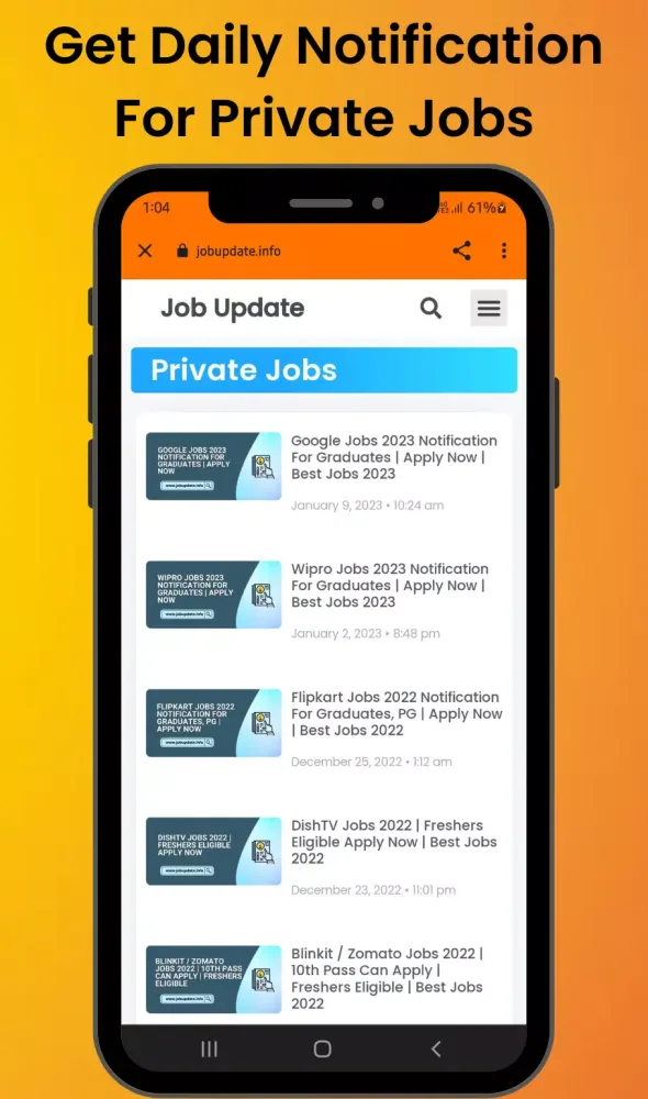 Job Update–All India (Hindi) Screenshots