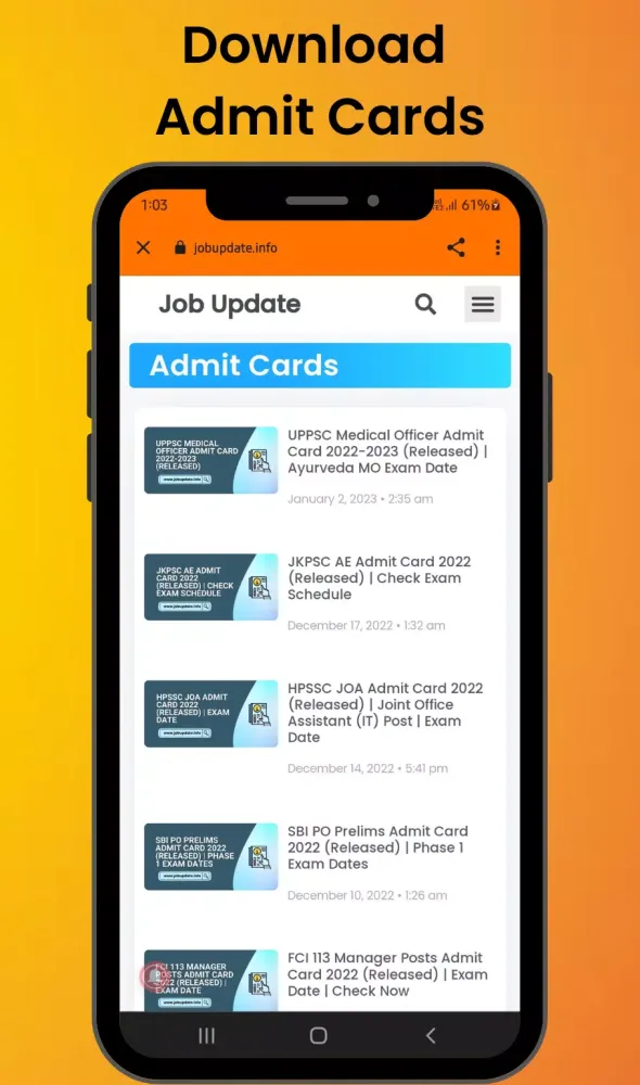 Job Update–All India (Hindi) Screenshots