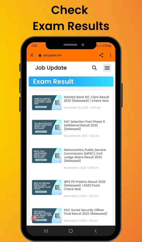 Job Update–All India (Hindi) Screenshots
