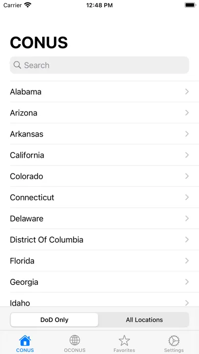 Worldwide Per Diem應用截圖