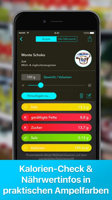 ภาพหน้าจอของ FoodCheck - Lebensmittelampel