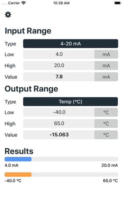 Tangkapan skrin Four To Twenty: mA/V Converter