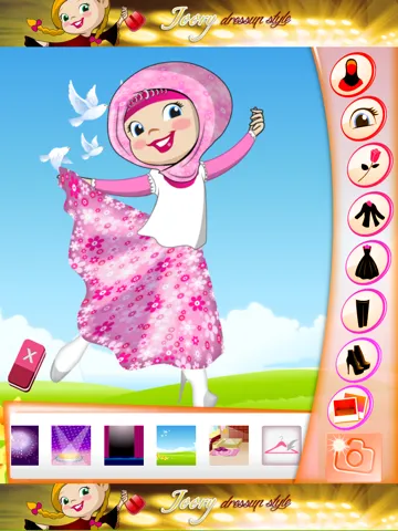Tangkapan skrin Joory Dress Up Style for girls  لعبة تلبيس العروسة جوري للبنات iPad 