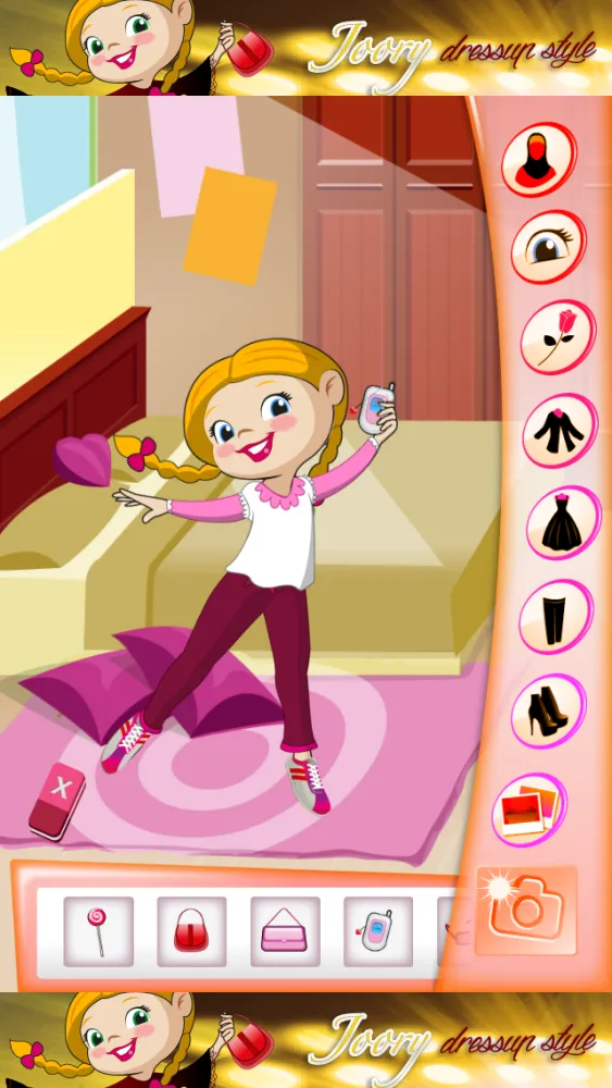Tangkapan skrin Joory Dress Up Style for girls  لعبة تلبيس العروسة جوري للبنات