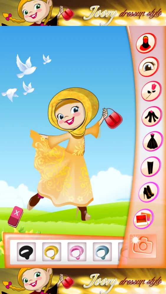 Tangkapan skrin Joory Dress Up Style for girls  لعبة تلبيس العروسة جوري للبنات