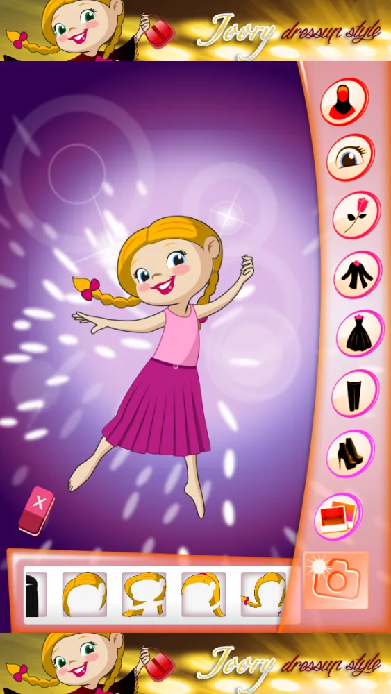 Tangkapan skrin Joory Dress Up Style for girls  لعبة تلبيس العروسة جوري للبنات