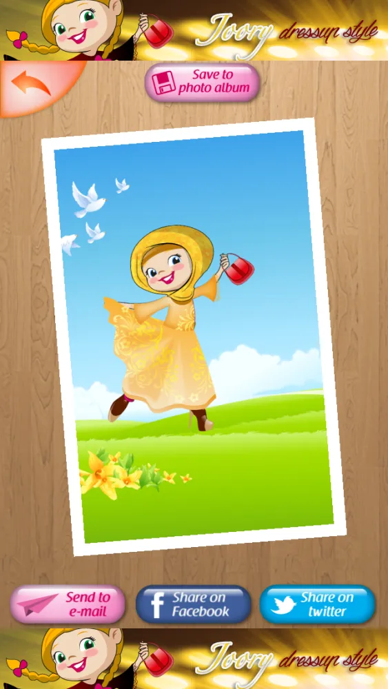 Tangkapan skrin Joory Dress Up Style for girls  لعبة تلبيس العروسة جوري للبنات