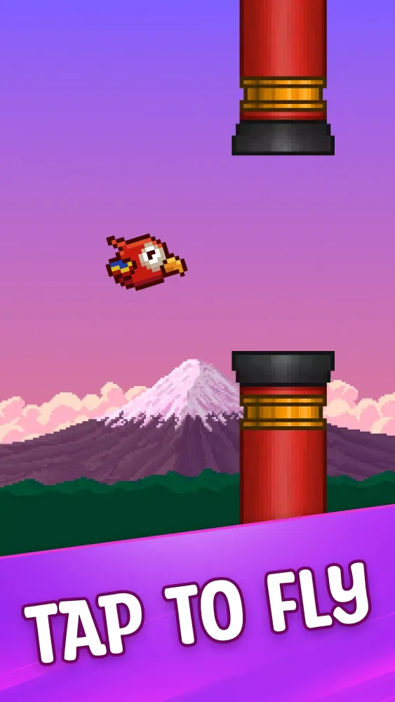 Zrzuty ekranu Pixel Birdy - Funny Tap Game