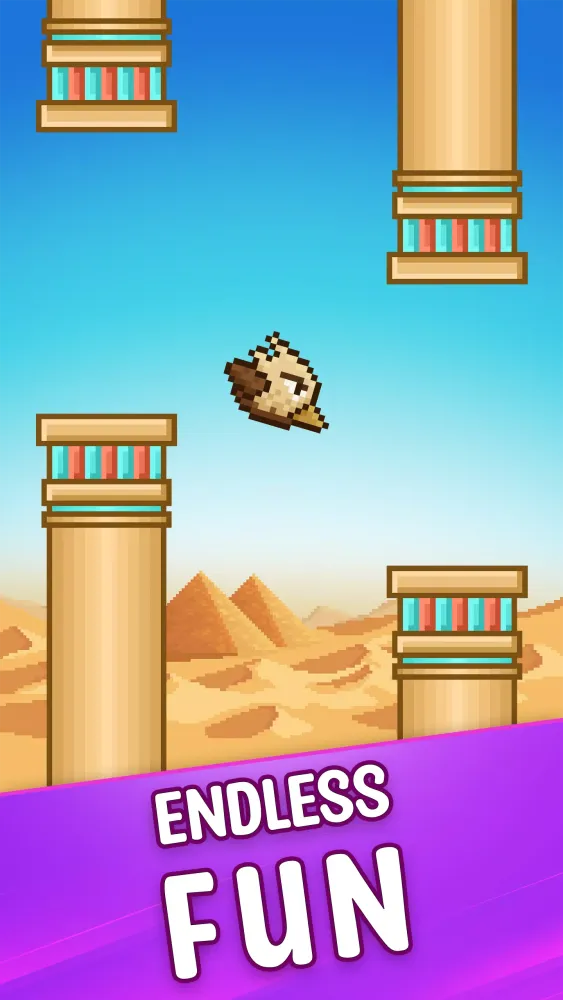 Zrzuty ekranu Pixel Birdy - Funny Tap Game