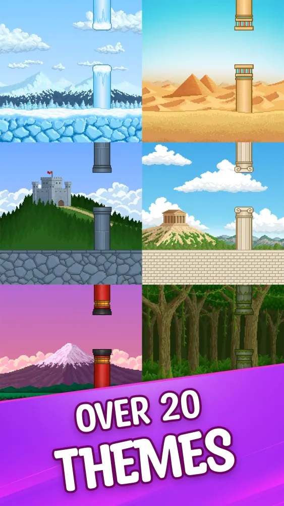 Zrzuty ekranu Pixel Birdy - Funny Tap Game