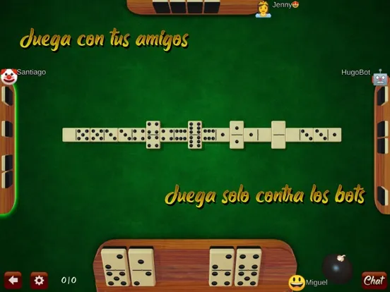 Capturas de tela do Dominó en Español iPad 