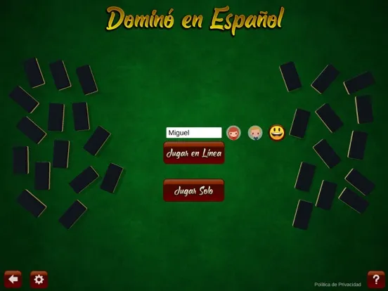 Capturas de tela do Dominó en Español iPad 