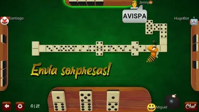 Capturas de tela do Dominó en Español