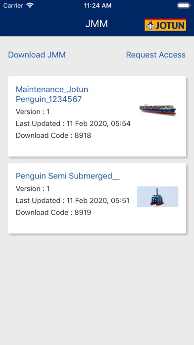Tangkapan layar Jotun Maintenance Manual