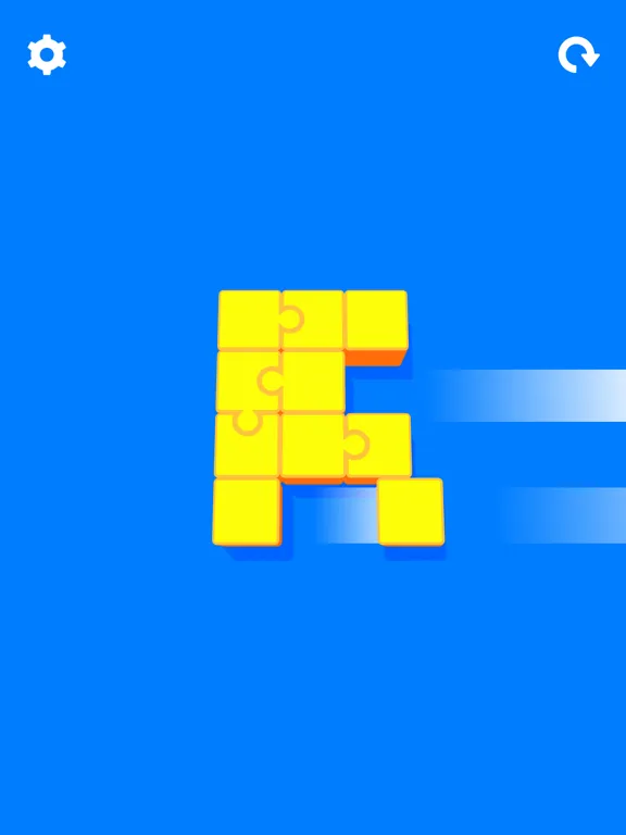 Zrzuty ekranu Jigsaw Split iPad 