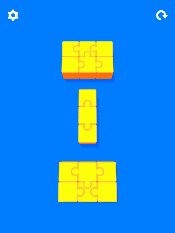 Zrzuty ekranu Jigsaw Split iPad 